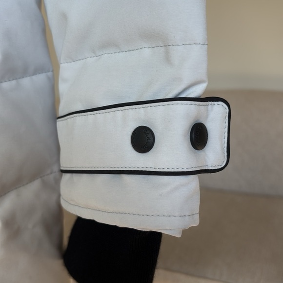 Canada Goose Women’s NWT Lorette Black Label Parka Jacket w Fur XS Silverbirch - Picture 5 of 12